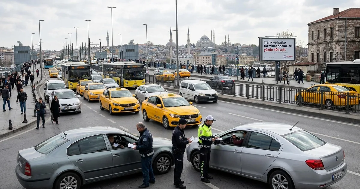 Trafik ve kasko tazminat ödemeleri yüzde 40'ı aştı