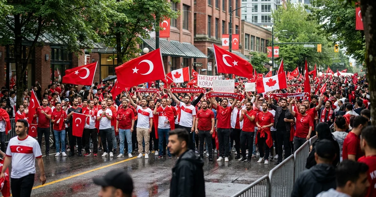 Vancouver sokakları kırmızı-beyaza büründü - Son Bir Dakika