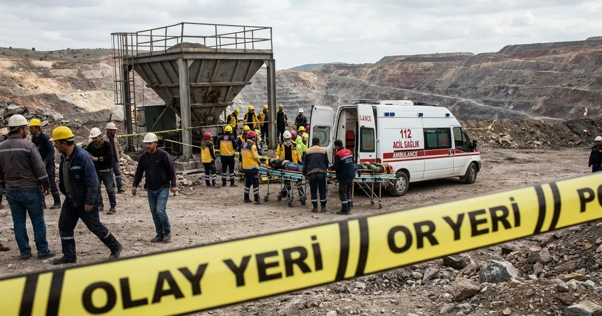 Sivrihisar’da maden ocağında kaza: 2 işçi kuyuya düştü