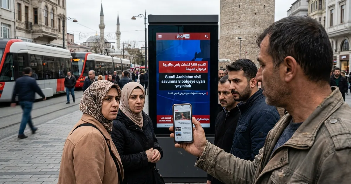 Suudi Arabistan sivil savunma 8 bölgeye uyarı yayınladı