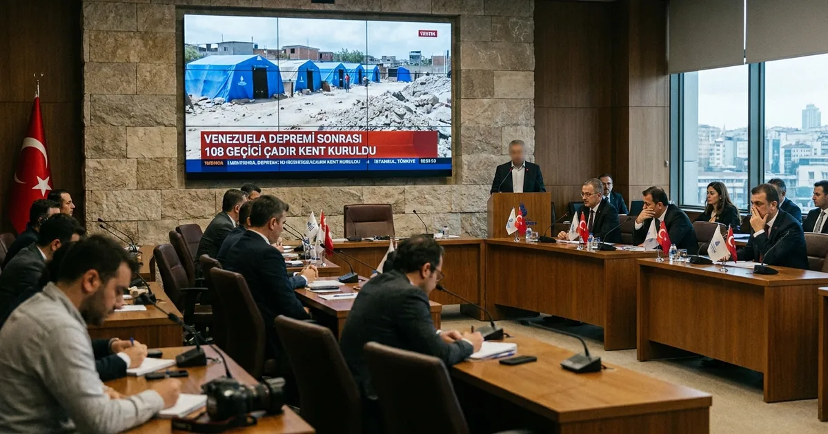 Venezuela depremi sonrası 108 geçici çadır kent kuruldu