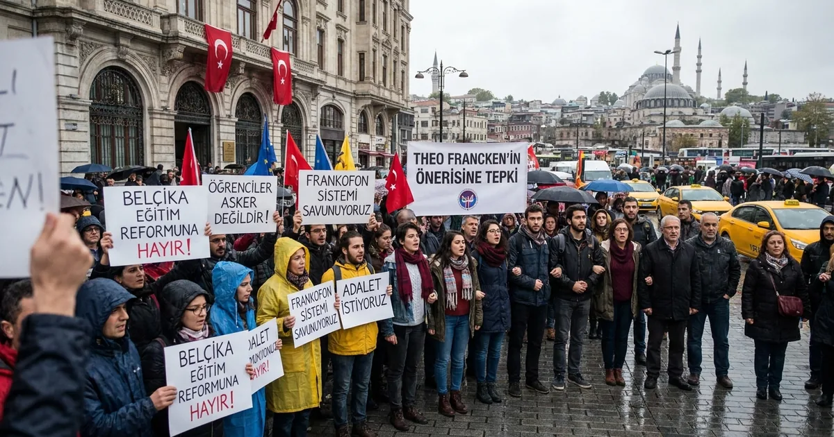 Belçika’da eğitim reformu protestoları
