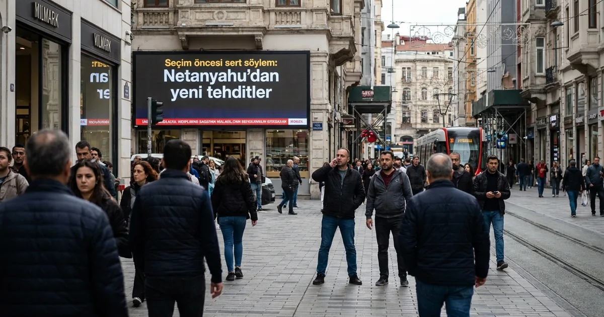 Seçim öncesi sert söylem: Netanyahu'dan yeni tehditler