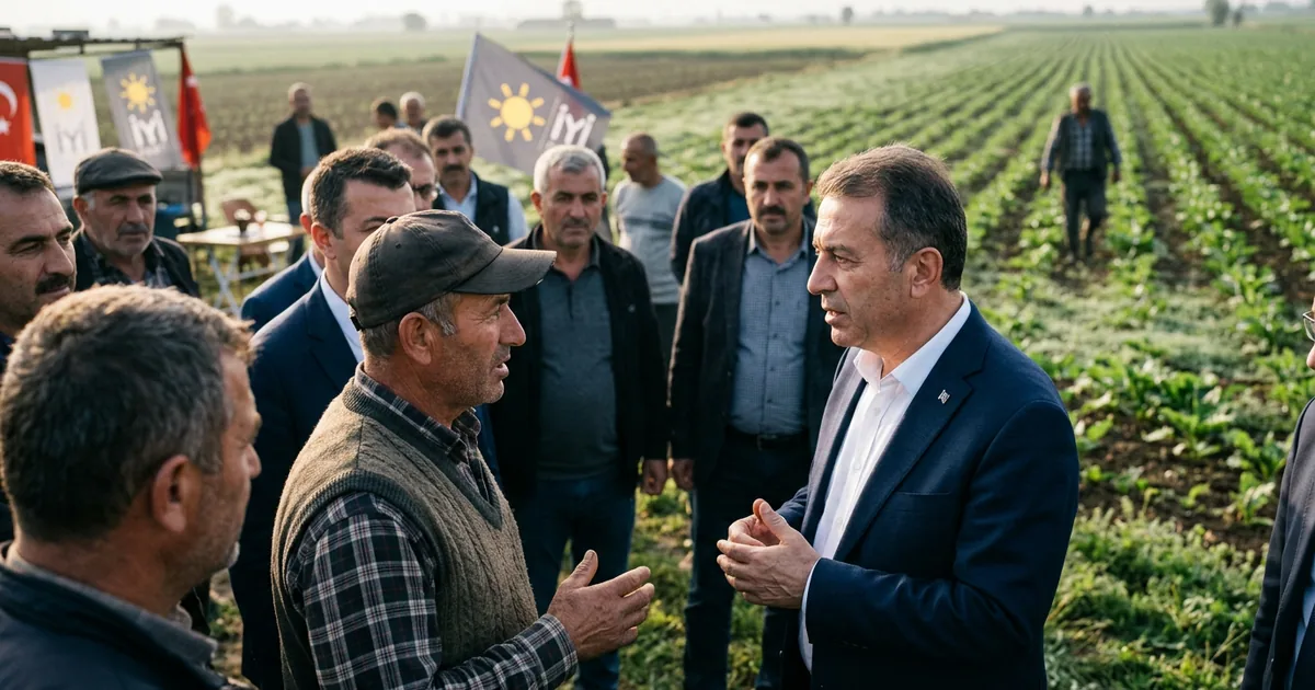 İYİ Parti Lideri Dervişoğlu Çiftçinin Borç Yükünü Açıkladı - Son Bir Dakika