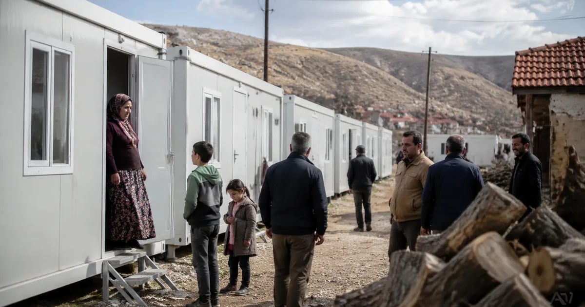 Hortumdan etkilenen Çorum köylerine 14 konteyner kuruldu