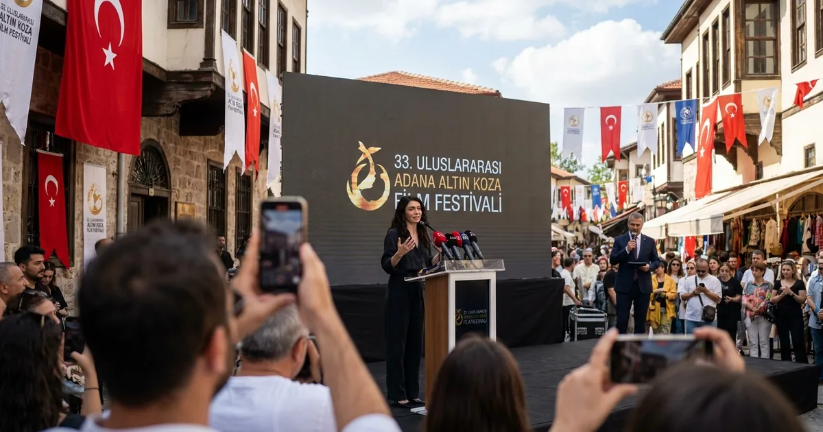 Hazar Ergüçlü'den Altın Koza kapanışında duygusal madenci konuşması - Son Bir Dakika