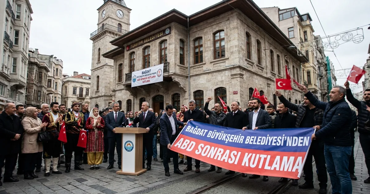 Bağdat Büyükşehir Belediyesi'nden ABD sonrası kutlama - Son Bir Dakika
