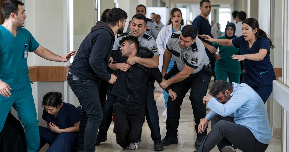 Adıyaman'da hastanede dehşet: 19 yaşındaki saldırgan yakalandı