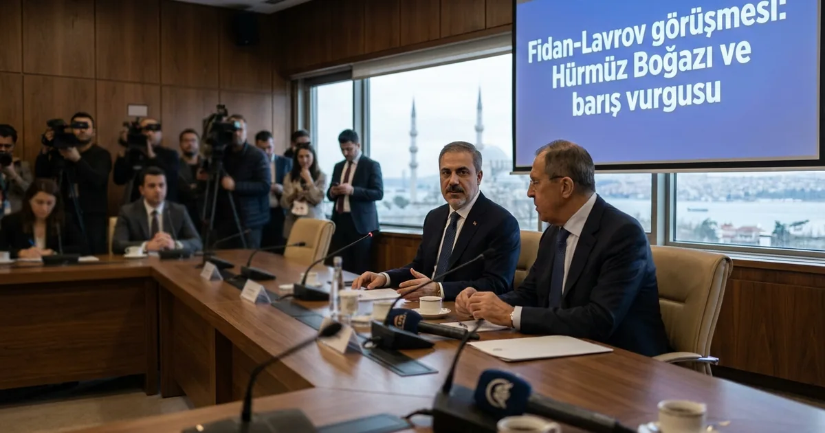 Fidan-Lavrov görüşmesi: Hürmüz Boğazı ve barış vurgusu