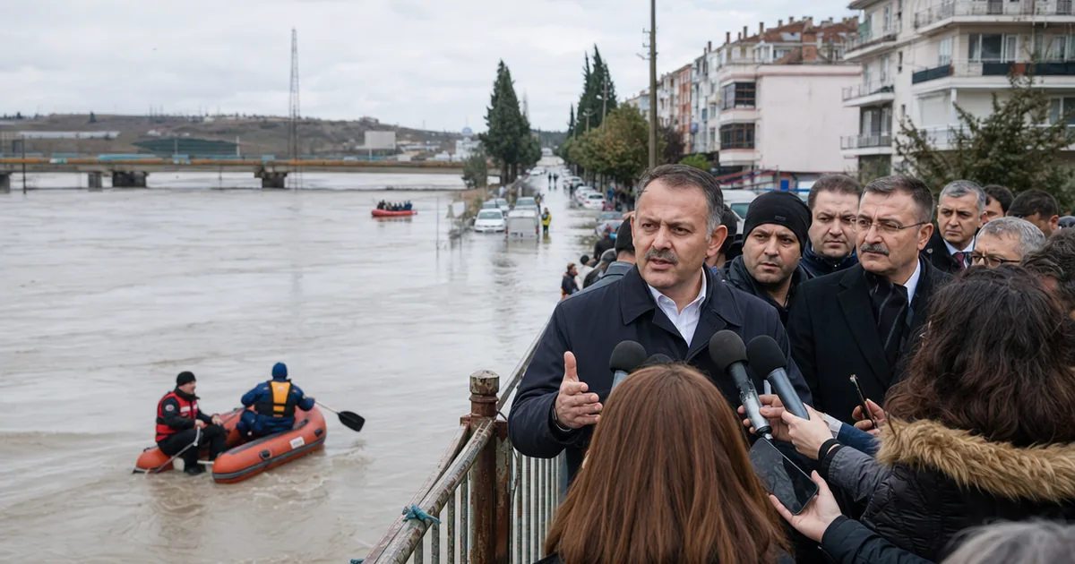 Vali Köklü'den Yeşilırmak Nehri incelemesi: Su seviyesi yükseldi