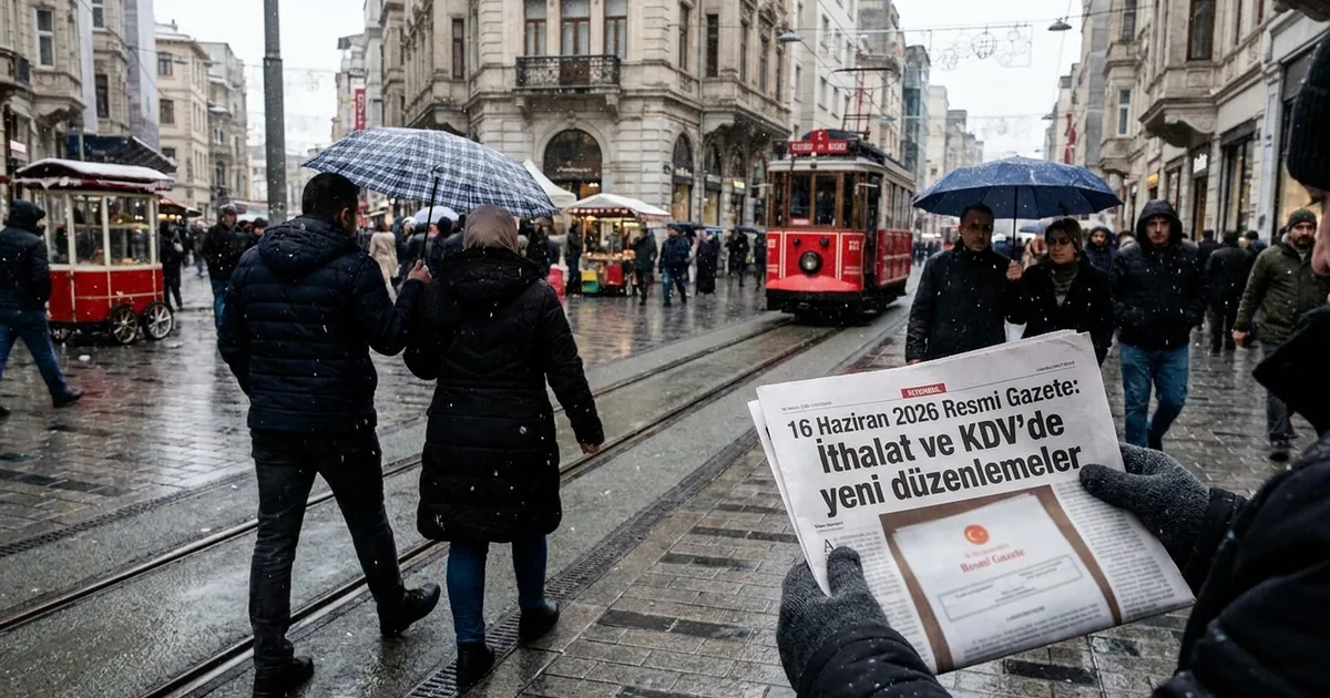 16 Haziran Resmi Gazete: İthalat ve KDV'de yeni düzenlemeler