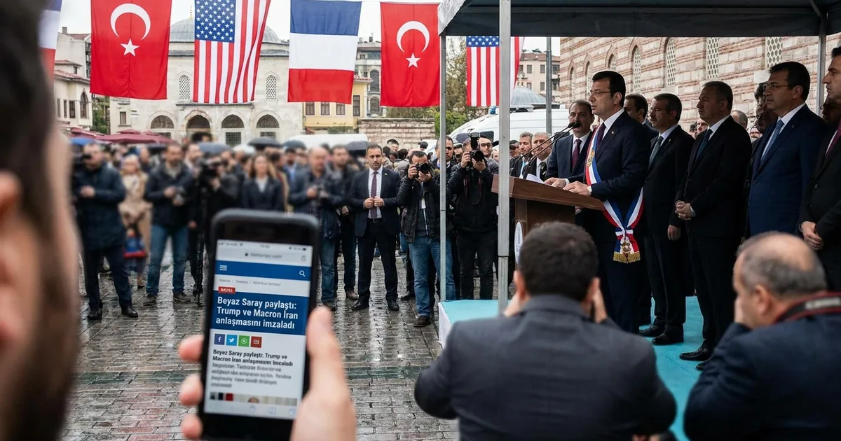 Beyaz Saray paylaştı: Trump ve Macron İran anlaşmasını imzaladı - Son Bir Dakika