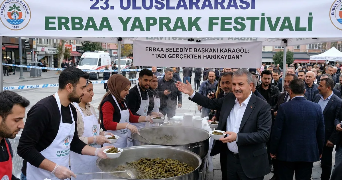 Erbaa Belediye Başkanı Karagöl: "Tadı gerçekten harikaydan"
