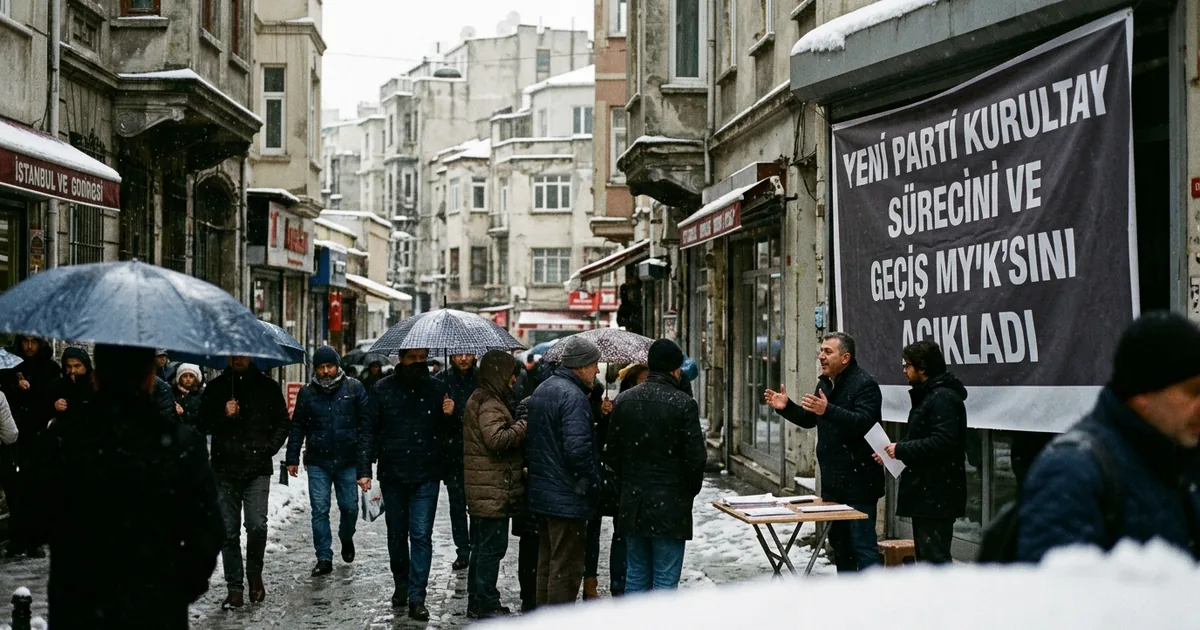 YENİ Parti kurultay sürecini ve geçiş MYK'sını açıkladı