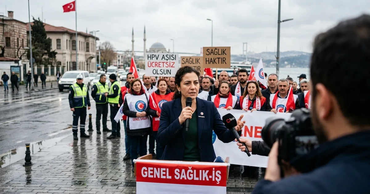 HPV aşısı ücretsiz olmalı: Genel Sağlık-İş'ten sert tepki