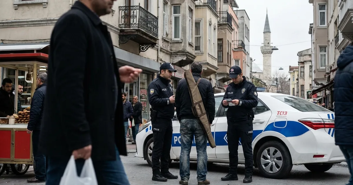 Bursa Orhangazi'de sokakta tüfekle gezen şüpheli yakalandı