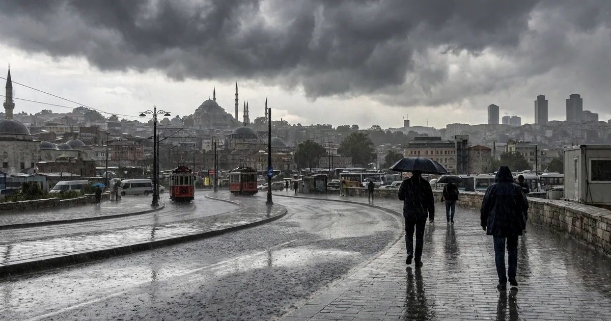İstanbul'da hava sıcaklığı 7 derece düşüyor: Sarı kodlu uyarı - Son Bir Dakika