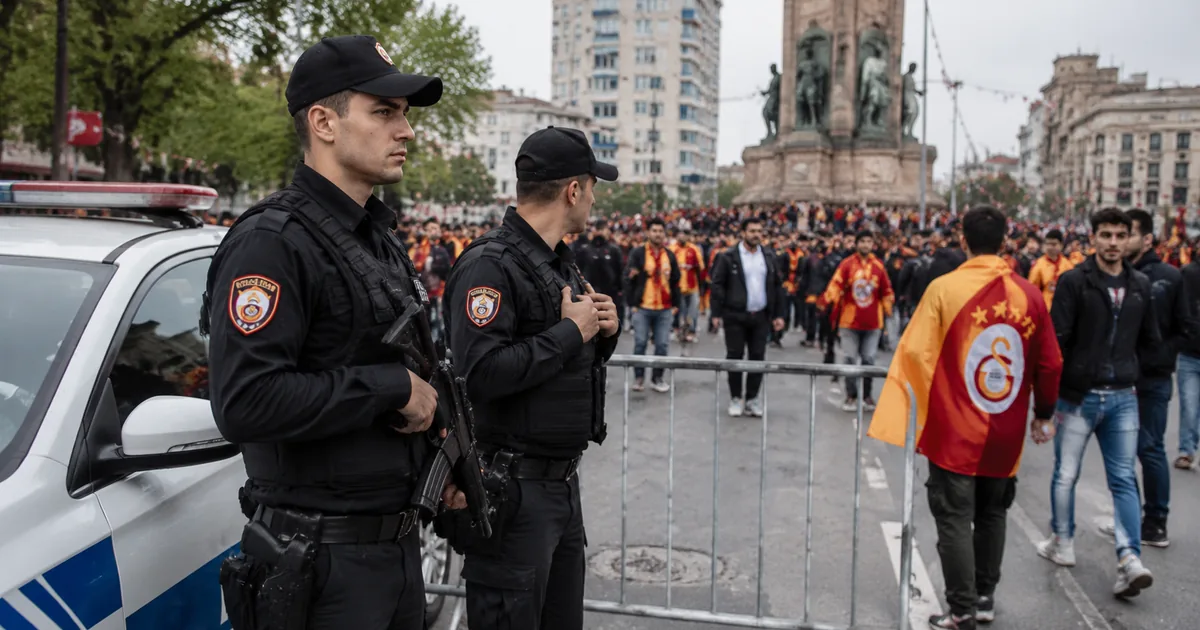 Taksim'deki Galatasaray kutlamasında kavga: İşte detaylar