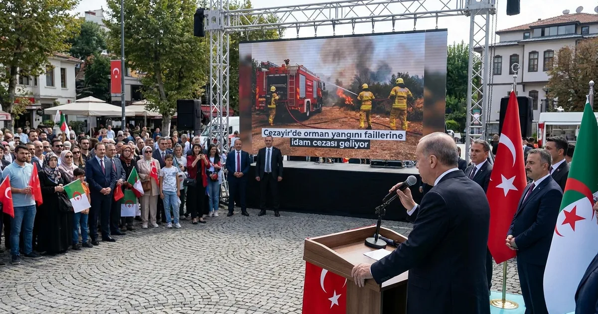 Cezayir'de orman yangını faillerine idam cezası geliyor