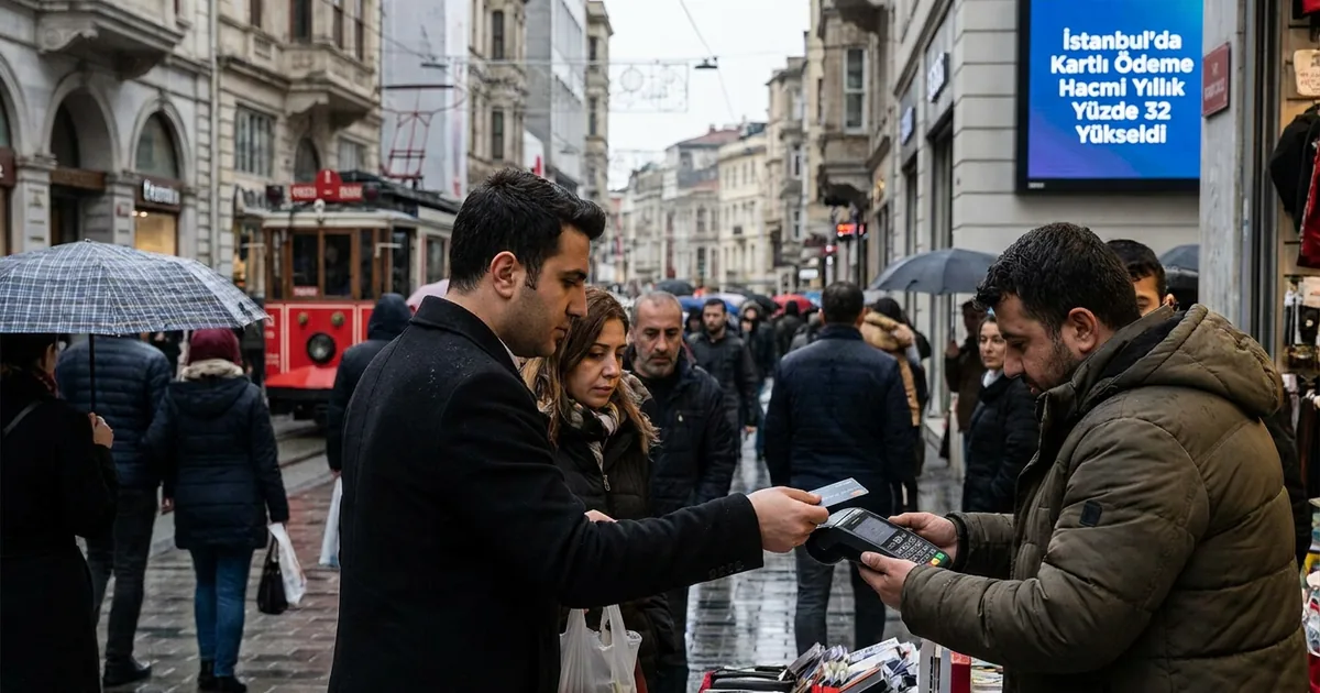 İstanbul'da Kartlı Ödeme Hacmi Yıllık Yüzde 32 Yükseldi - Son Bir Dakika
