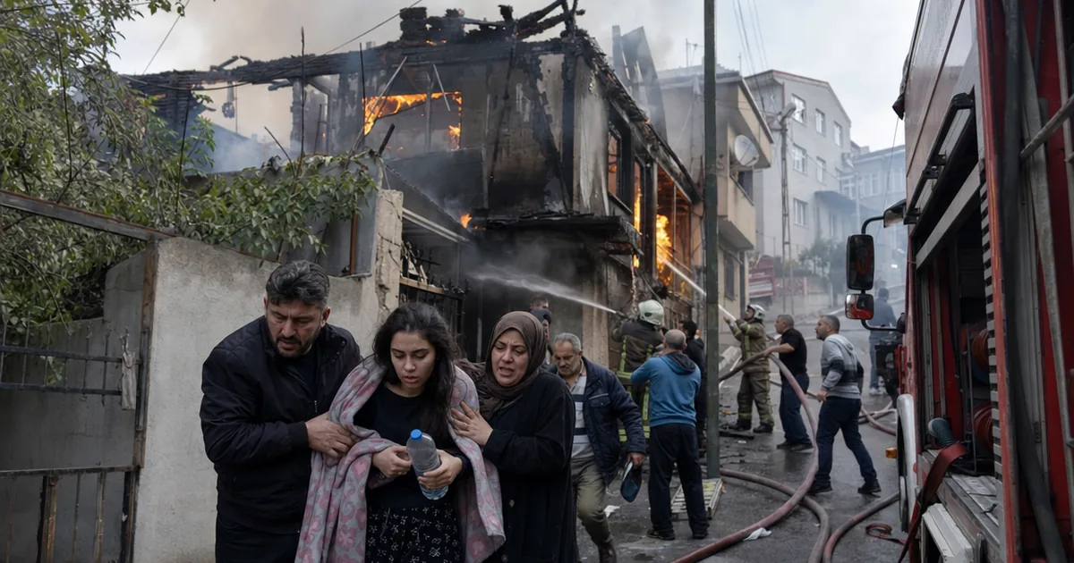 Sultanbeyli Yangını Sonrası Gecekondu Kullanılamaz Hale Geldi - Son Bir Dakika