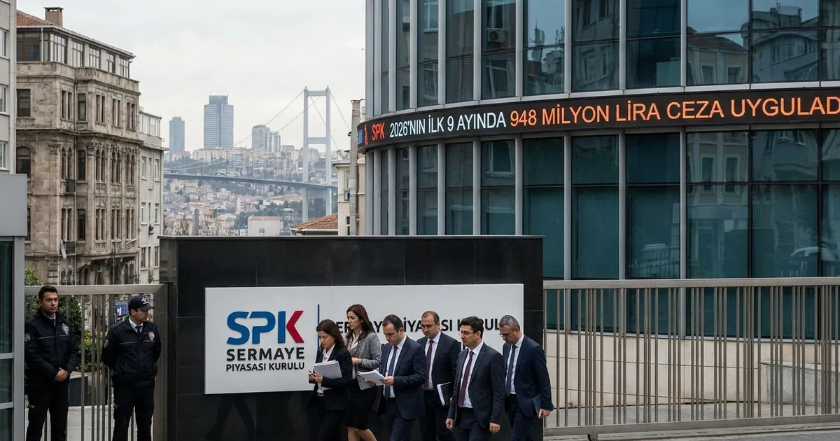 SPK 2026'nın ilk 9 ayında 948 milyon lira ceza uyguladı