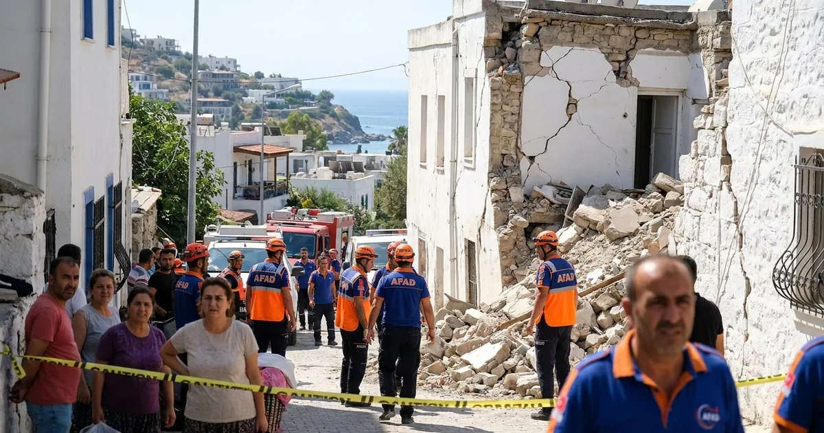 AFAD verilerine göre Bodrum'da gece yarısı deprem oldu