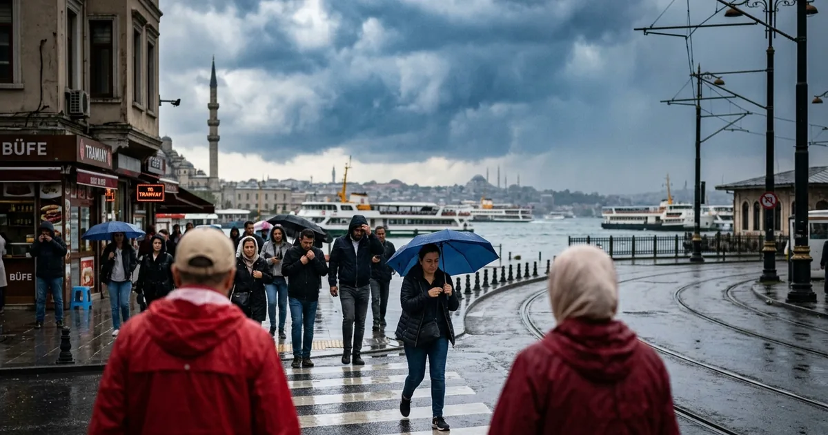 Meteoroloji'den İstanbul için sağanaklı hava uyarısı