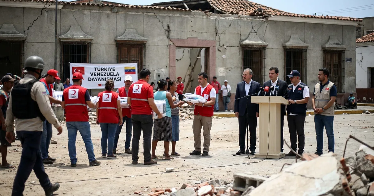 Türk Kızılay'dan Venezuela'ya 1000 Hijyen Seti Desteği
