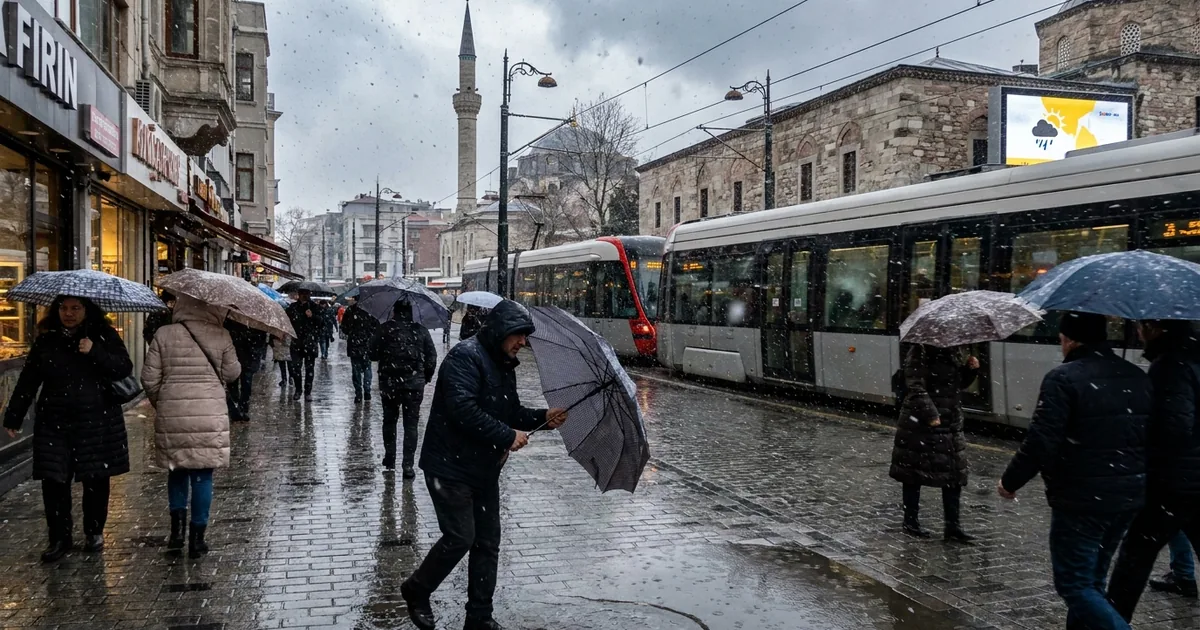 İstanbul'da sarı kodlu uyarı: Kuvvetli yağış ve fırtına geliyor