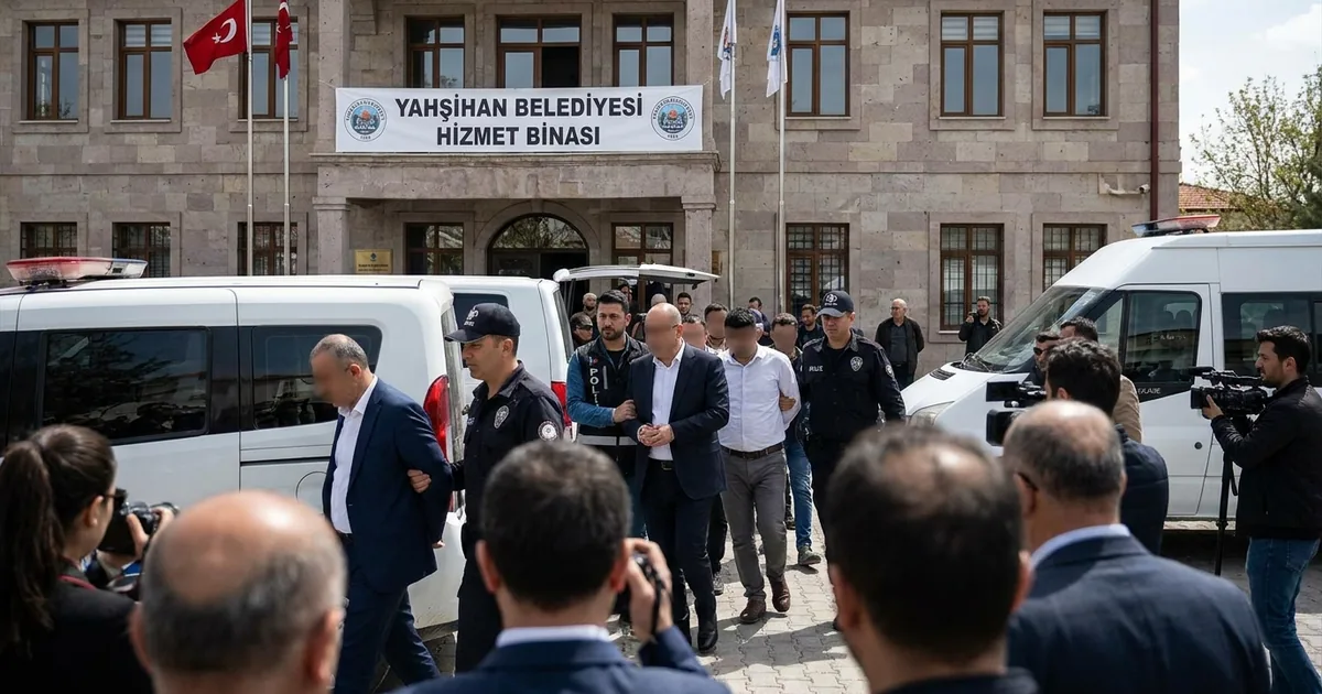 Yahşihan Belediyesi yolsuzluk operasyonunda 15 tutuklama