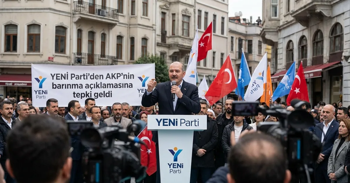 YENİ Parti'den AKP'nin barınma açıklamasına tepki geldi - Son Bir Dakika