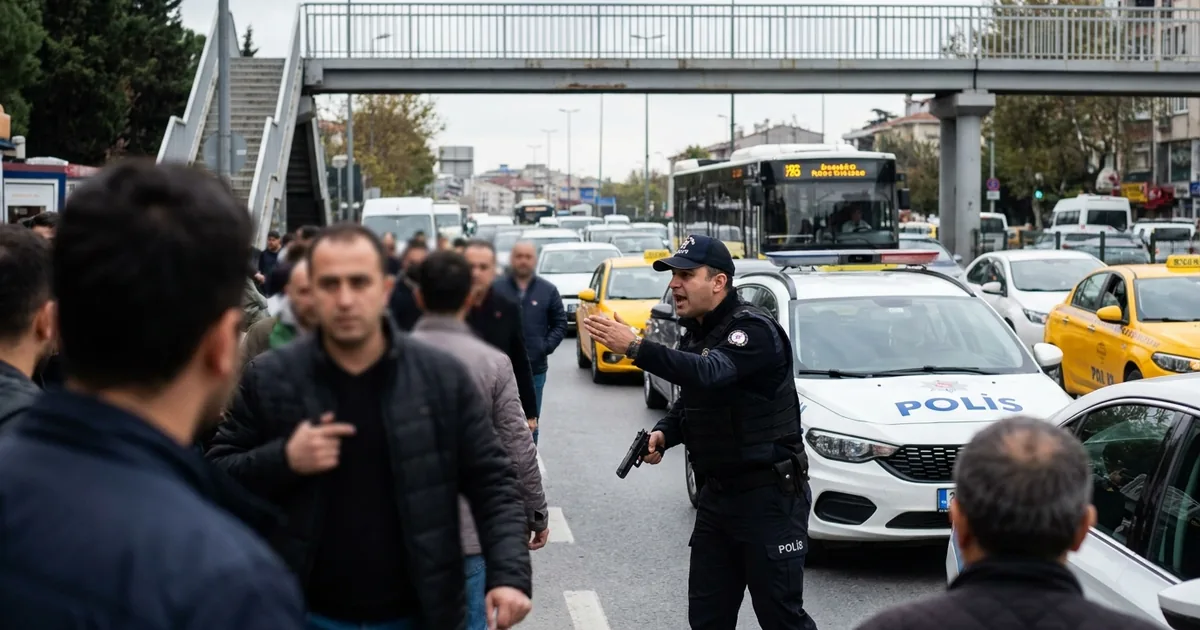 Trafikte silah çeken polis memuru görevden uzaklaştırıldı