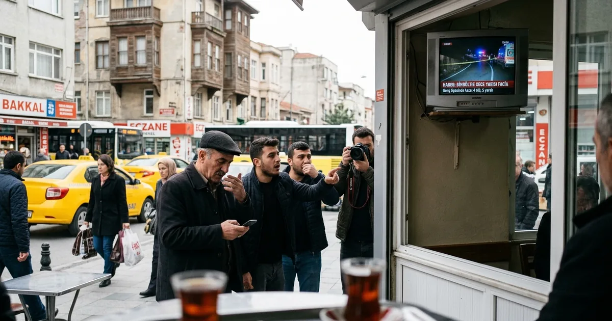 Bingöl'de gece yarısı faciaya yol açan trafik kazası
