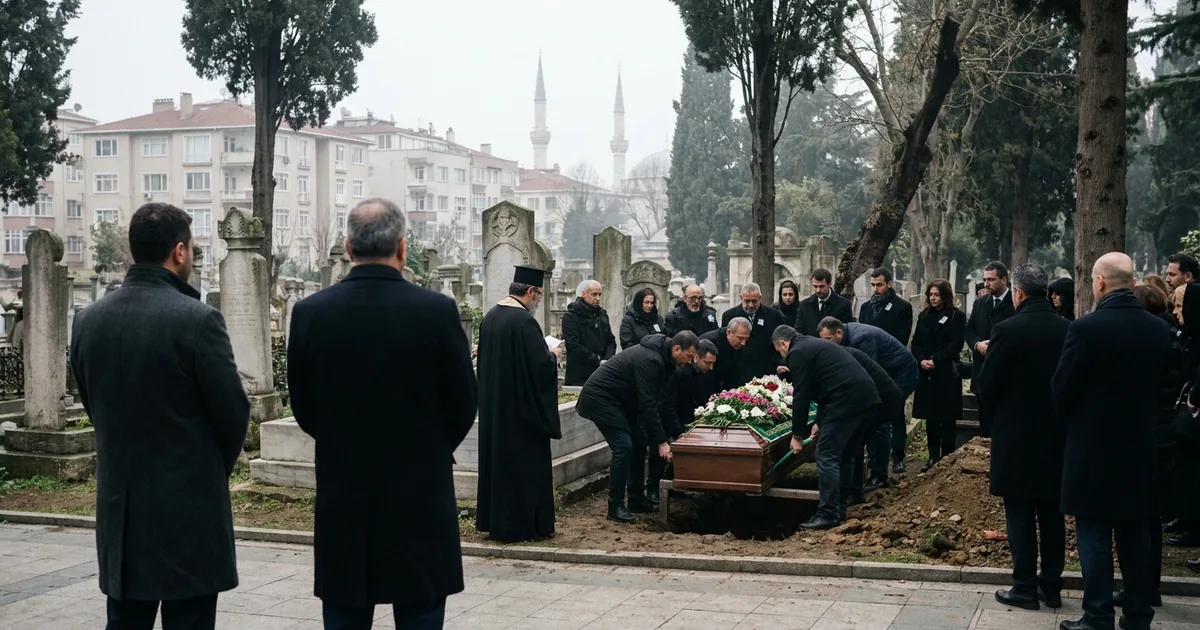 İoanna Kuçuradi Şişli Rum Mezarlığı'nda toprağa verildi