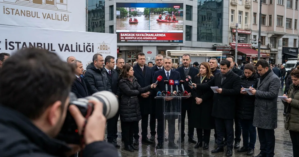 Bangkok havalimanlarında sel nedeniyle uçuş aksamaları - Son Bir Dakika