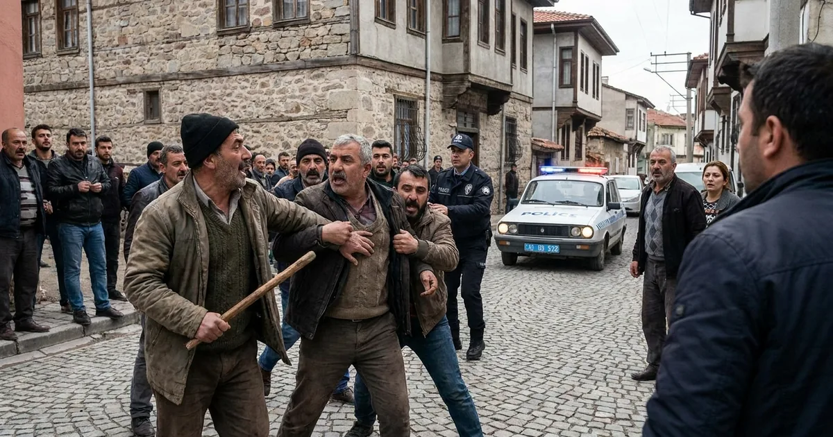 Kütahya'da husumetli akrabalar birbirine girdi: 2 yaralı