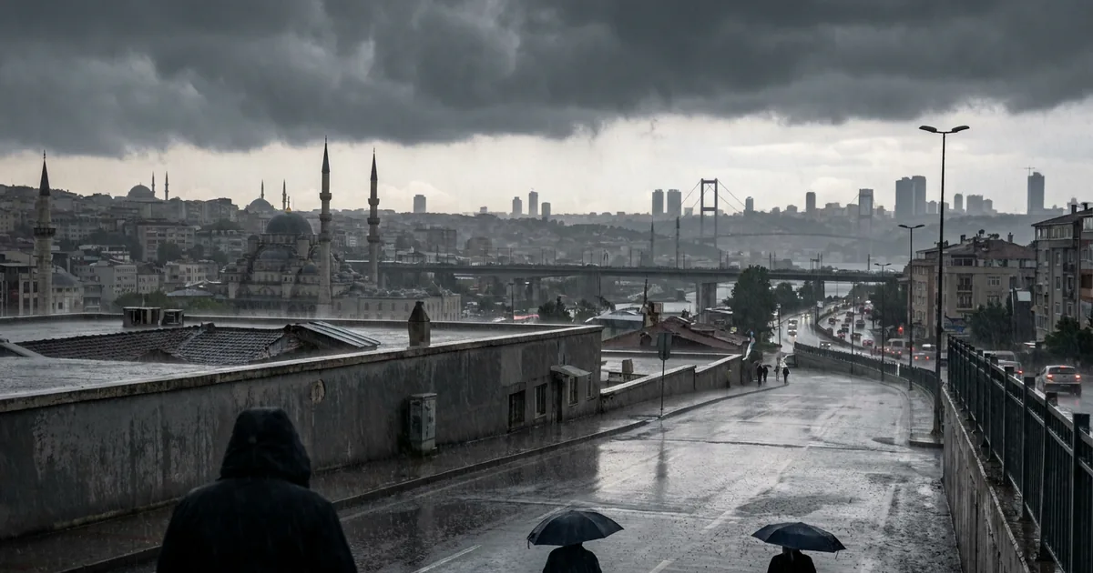 Kuvvetli yağış geliyor: İstanbul ve Bursa turuncu kodlu - Son Bir Dakika