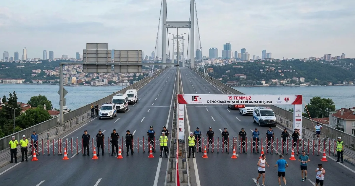 15 Temmuz Şehitler Köprüsü sabah 03.00 itibarıyla kapandı