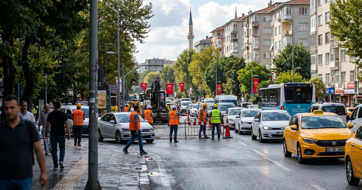 29 Ekim provası nedeniyle İstanbul'da trafik akışı değişti - Son Bir Dakika