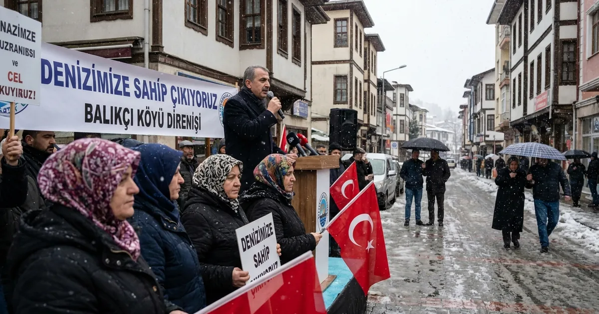 Pazar ilçesinde balıkçılar projeye karşı mücadele ediyor