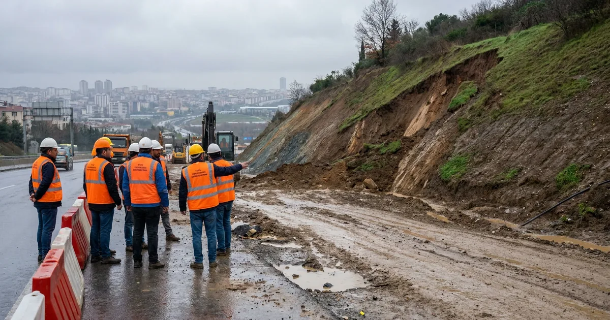 Giresun Yağlıdere ve Espiye'de toprak kayması meydana geldi