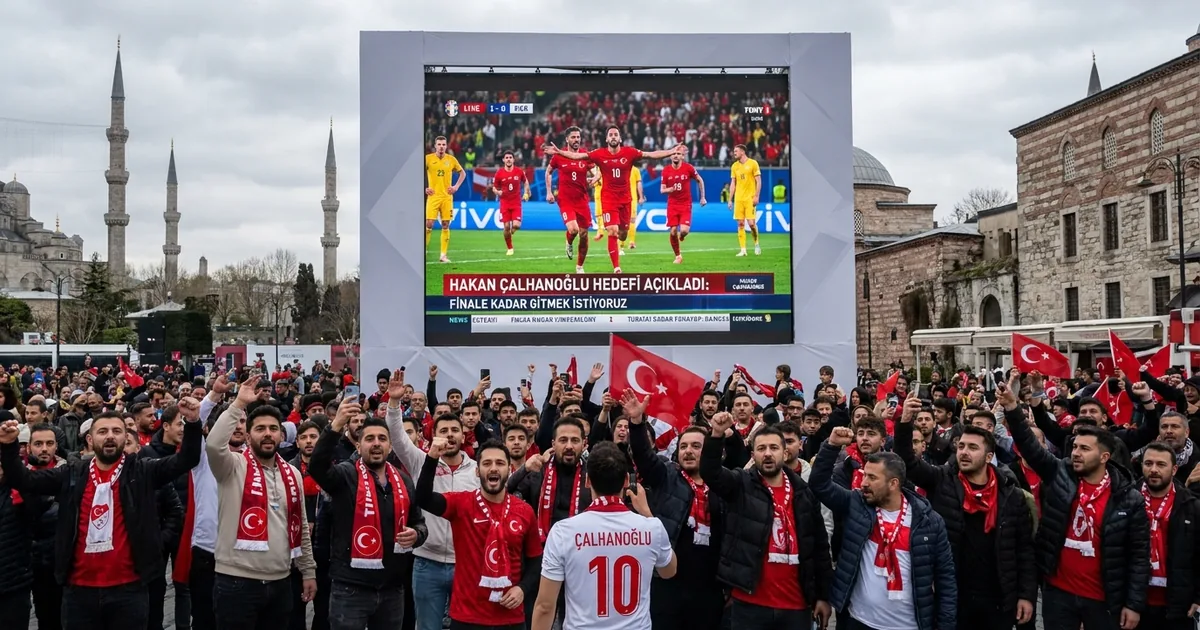 Hakan Çalhanoğlu hedefi açıkladı: Finale kadar gitmek istiyoruz - Son Bir Dakika
