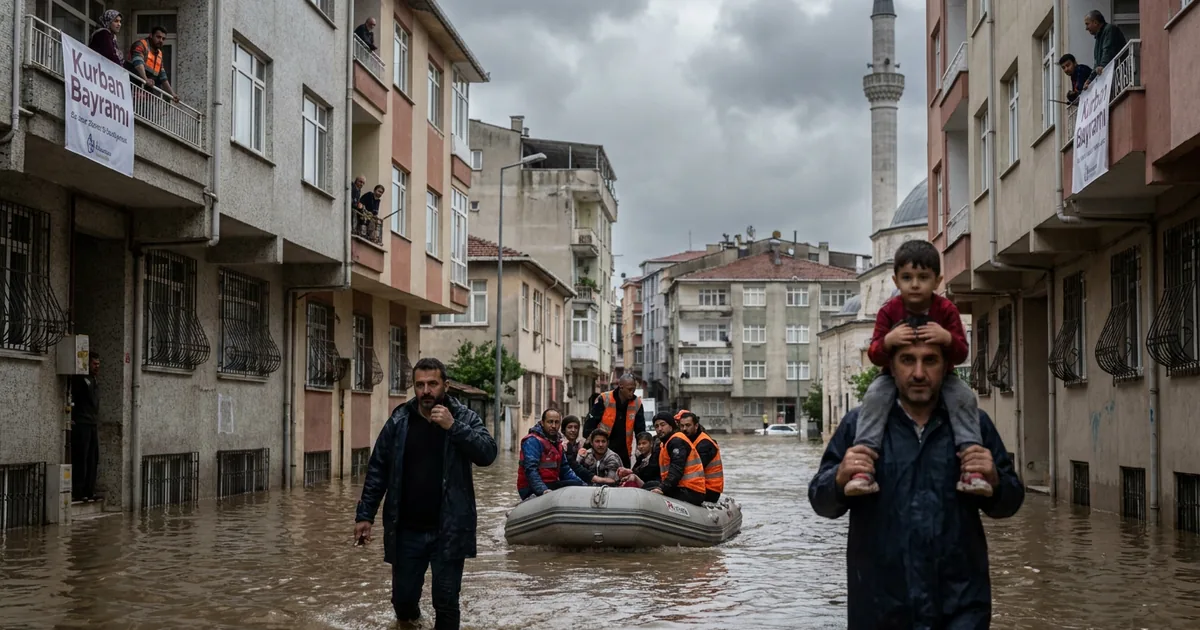 Kurban Bayramı'nda sağanak kabusu: Türkiye'de sel felaketi!