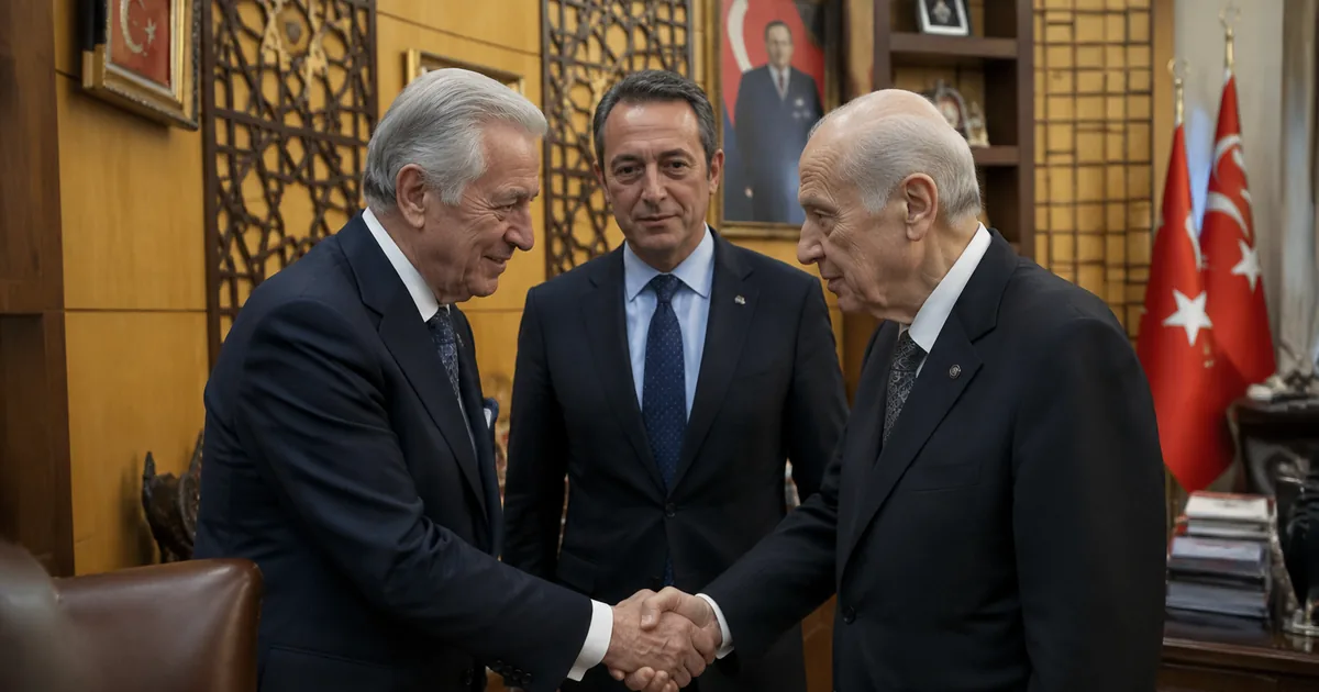 Rahmi Koç ve Ali Koç, MHP Lideri Bahçeli'yi Ziyaret Etti - Son Bir Dakika