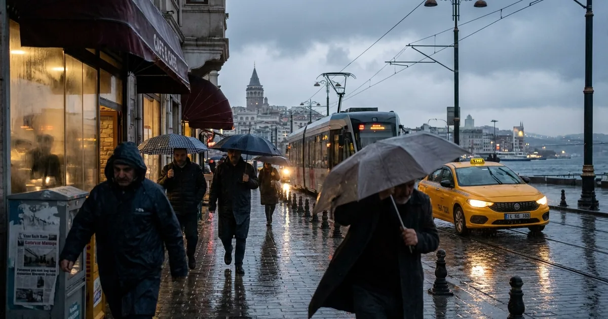 İstanbul için kritik uyarı: Sağanak yağış gece başladı