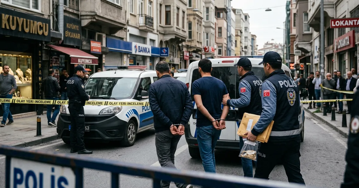 Ayarı düşürülmüş altınla vurgun yapacaklardı: 2 zanlı gözaltında