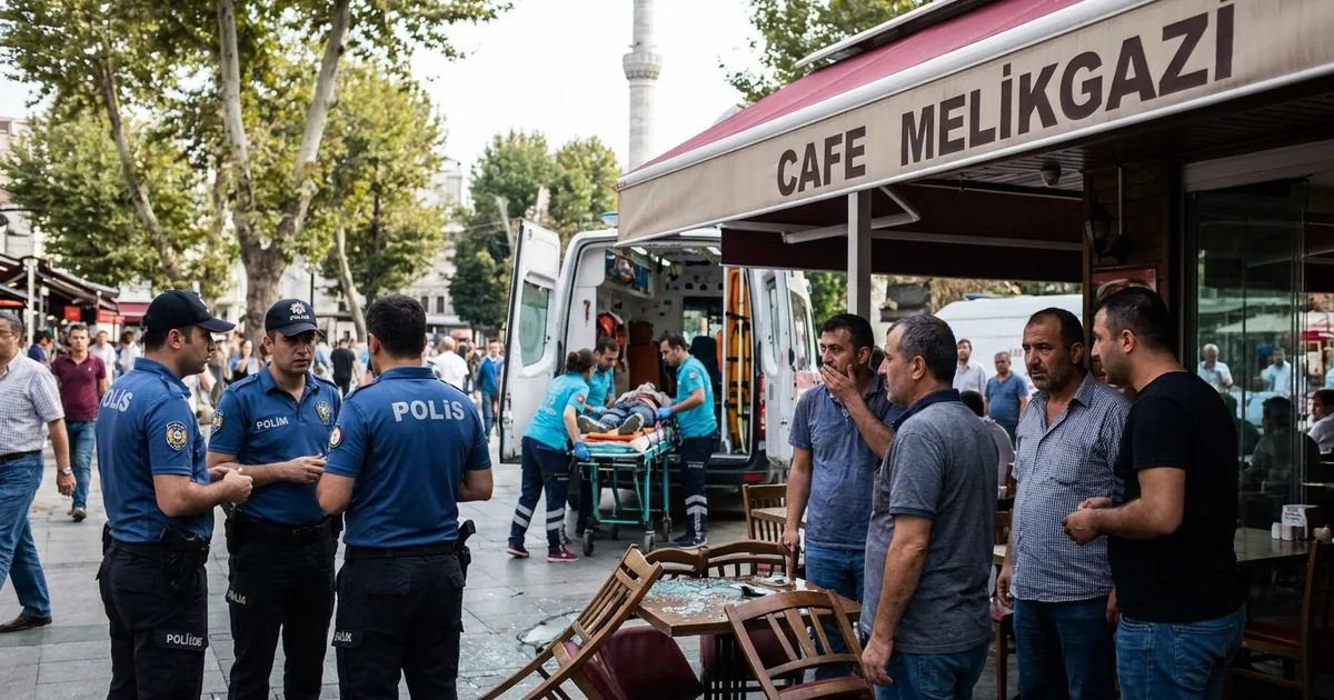 Kayseri'de kafe içerisinde çıkan kavgada M.Ç. yaralandı