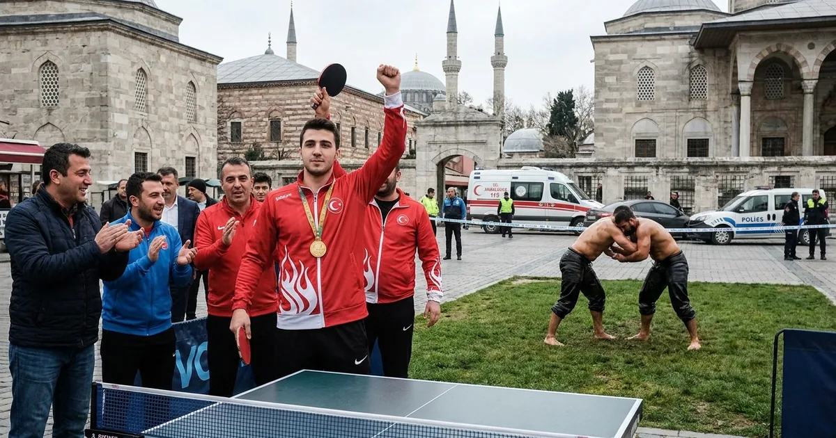 Görkem Öçal Avrupa Masa Tenisi Şampiyonası'nda şampiyon oldu