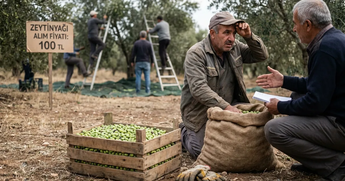 Zeytinyağı tüccar fiyatı düştü: Çiftçiden hasat endişesi